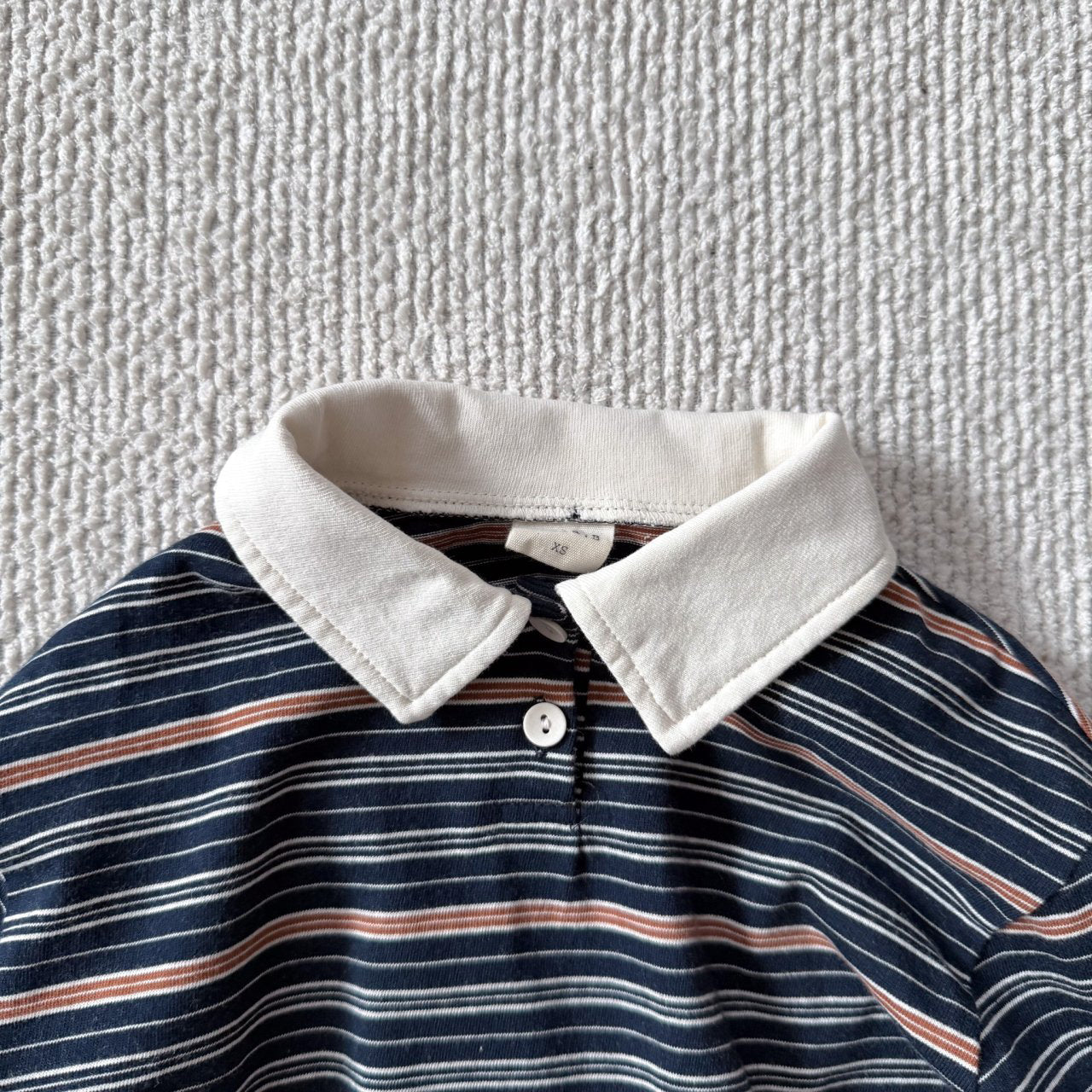 Toddler Bella F25 Collared Stripe Long Sleeve Top (1-6y) - 2 Colors