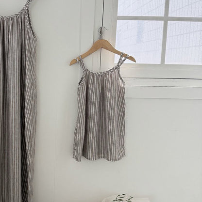 Toddler SS26 Stripe Double Strap Dress (1-7y) - 2 Colors - AT NOON STORE