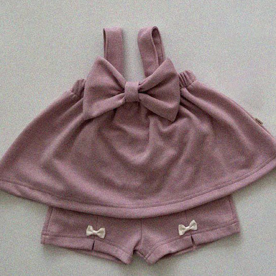 Baby/Toddler Aosta Big Bow Flare Cami Top (3m-5y)- 3 Colors