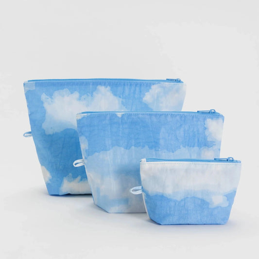 Baggu Go Pouch Set - Clouds - AT NOON STORE