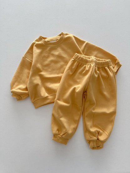 Kids Soy F26 Basic Long Sleeve Sweatshirt and Jogger Pants Set (1-7y) - 5 Colors