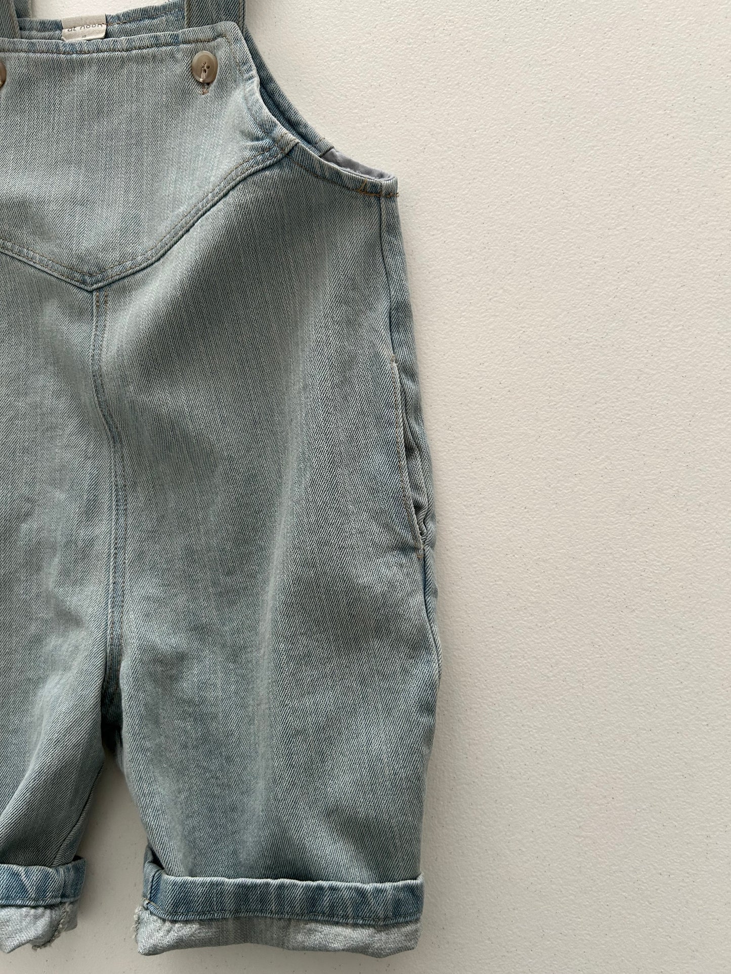 Toddler Denim Overalls (1-7y) - Blue - AT NOON STORE
