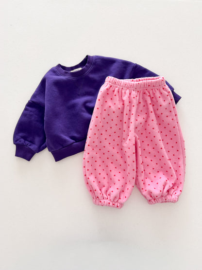 Kids W26 Warm Long Sleeve Sweatshirt (10m-10y) - 2 Colors