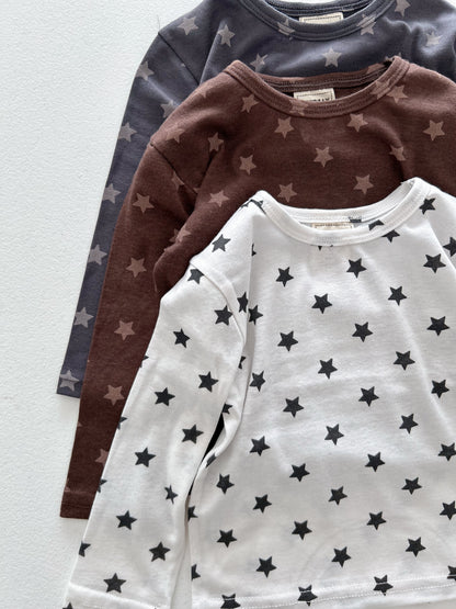 Kids Soy F26 Star All-Over Print Long Sleeve Top (1-6y) - 3 Colors