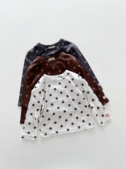Kids Soy F26 Star All-Over Print Long Sleeve Top (1-6y) - 3 Colors