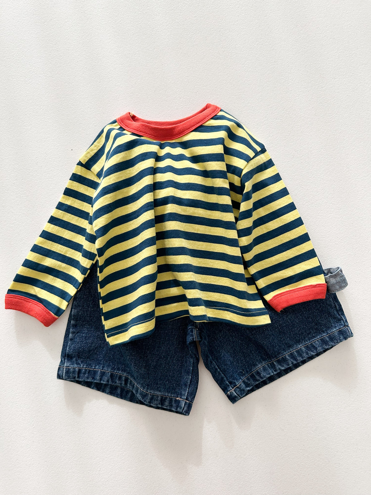 Toddler F26 Denim Bermuda Pants (2-7y) - Blue