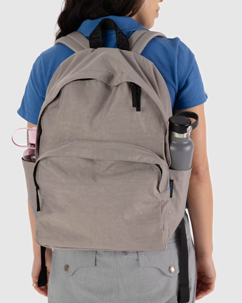 Baggu Large Nylon Backpack - Dove