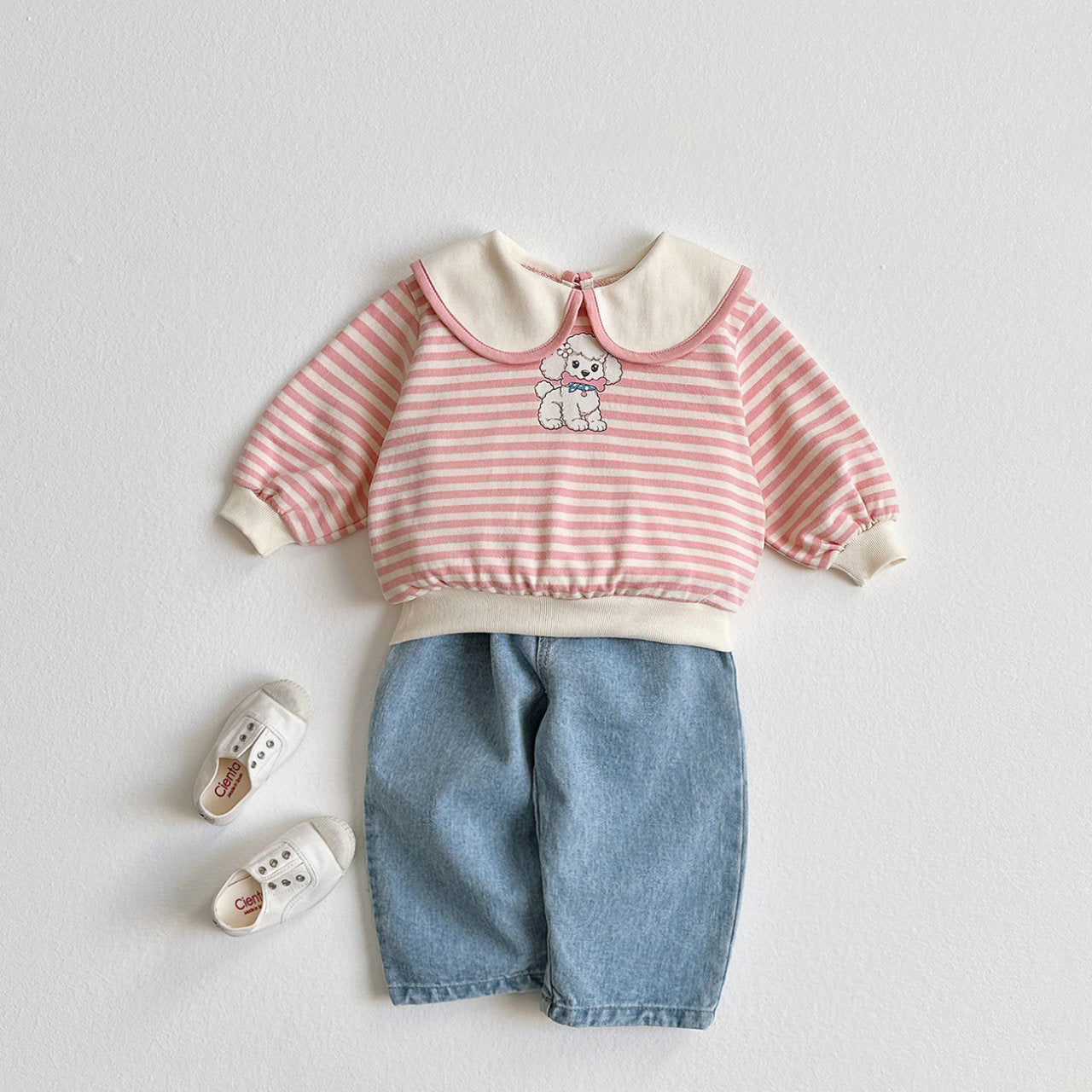 Toddler SP26 Basic Denim Pull-On Pants (1-6y) - 2 Colors - AT NOON STORE