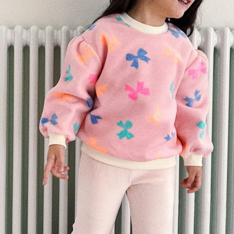 Toddler Patterned Fleece Top (2-5y)- 2Colors - AT NOON STORE