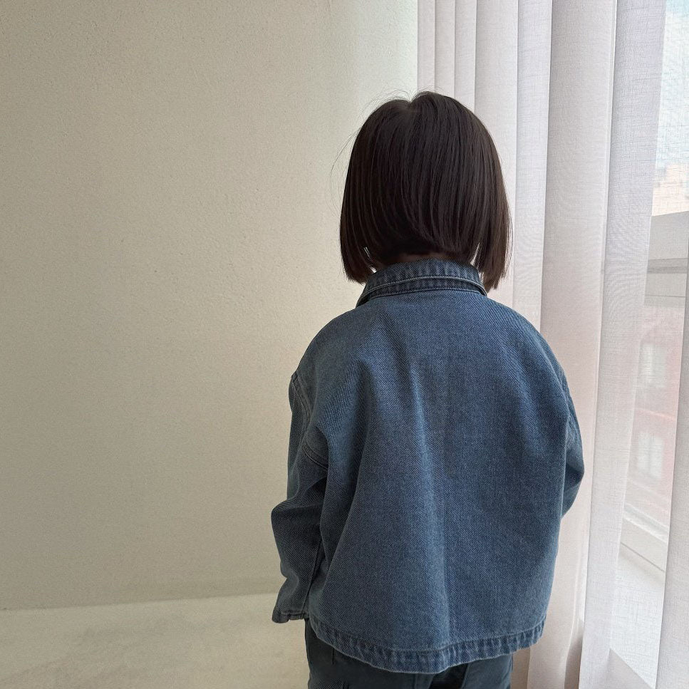 Baby/Toddler Bella F26 Denim Jacket (1-6y) - Blue