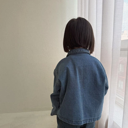 Baby/Toddler Bella F26 Denim Jacket (1-6y) - Blue