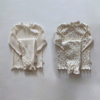 Baby/Toddler Aosta SP26 Lettuce-Edge Ribbed Long Sleeve Tee (3m-5y)- 2 Colors - AT NOON STORE