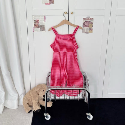 Toddler S25 Stripe Overalls (1-5y)- 5 Colors - AT NOON STORE