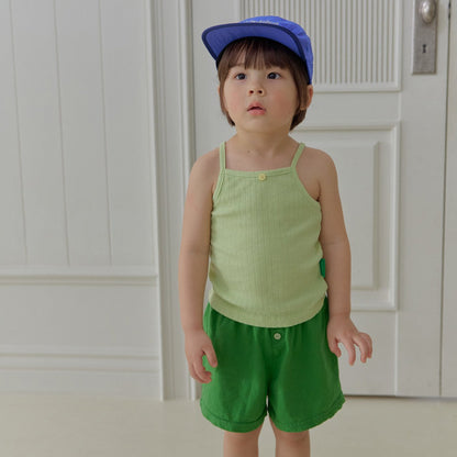 Toddler SS26 Pointelle Ribbed Tank Top (2-7y) - 2 Colors - AT NOON STORE