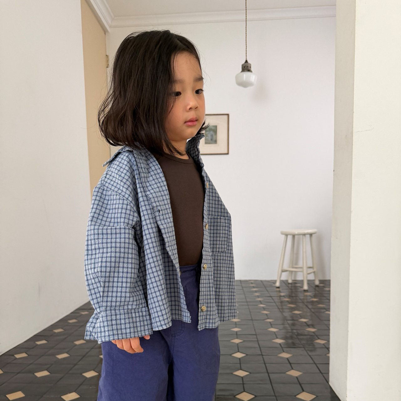 Kids F26 Plaid Long Sleeve Shirt (2-8y) - 2 Colors