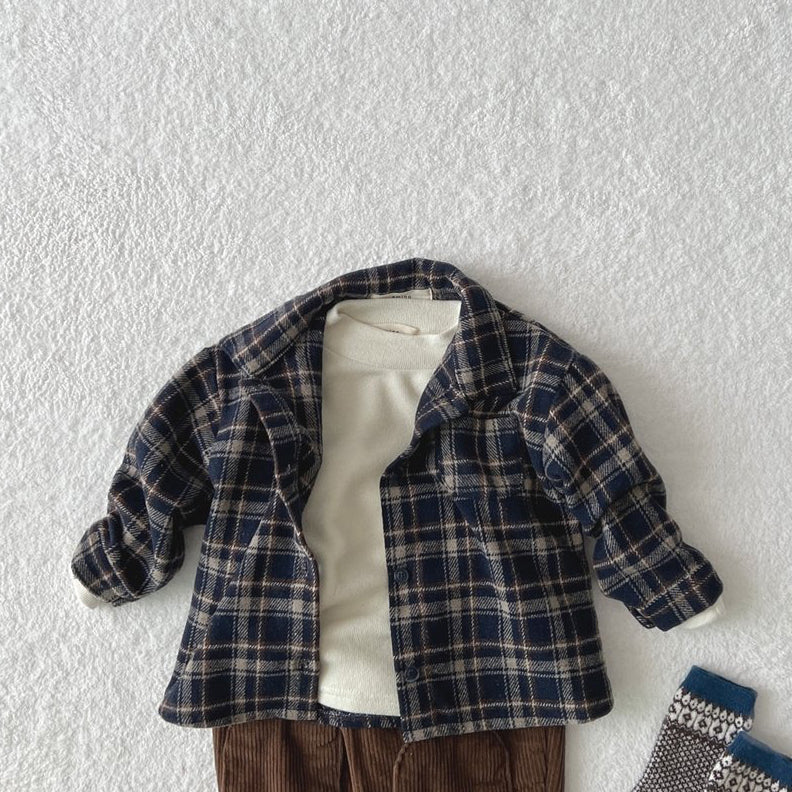 Toddler W24 Brushed Cotton Flannel Shirt (1-6y) - 2 Colors