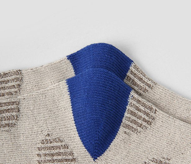 Toddler Jacquard 5PK Socks Set (1-8y) - Green Blue