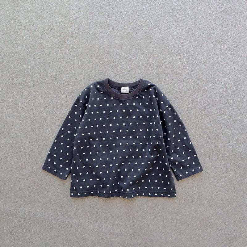 Toddler F26 Stella Polka Dot Long Sleeve Top (1-7y) - 2 Colors