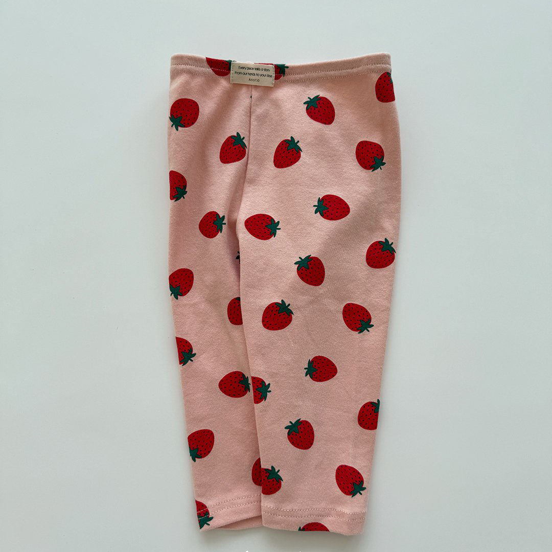 Baby/Toddler Aosta F25 Strawberry Leggings (3m-5y)- 2 Colors
