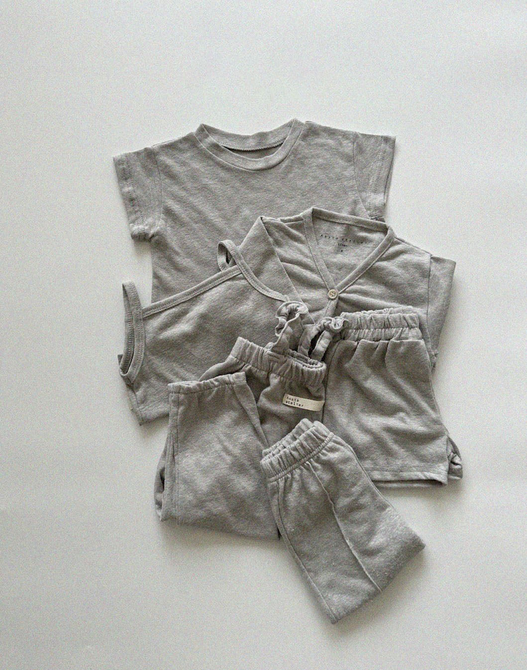 Baby/Toddler Aosta Linen Cotton Basic Jogger Pants (3m-5y)- 7 Colors - AT NOON STORE