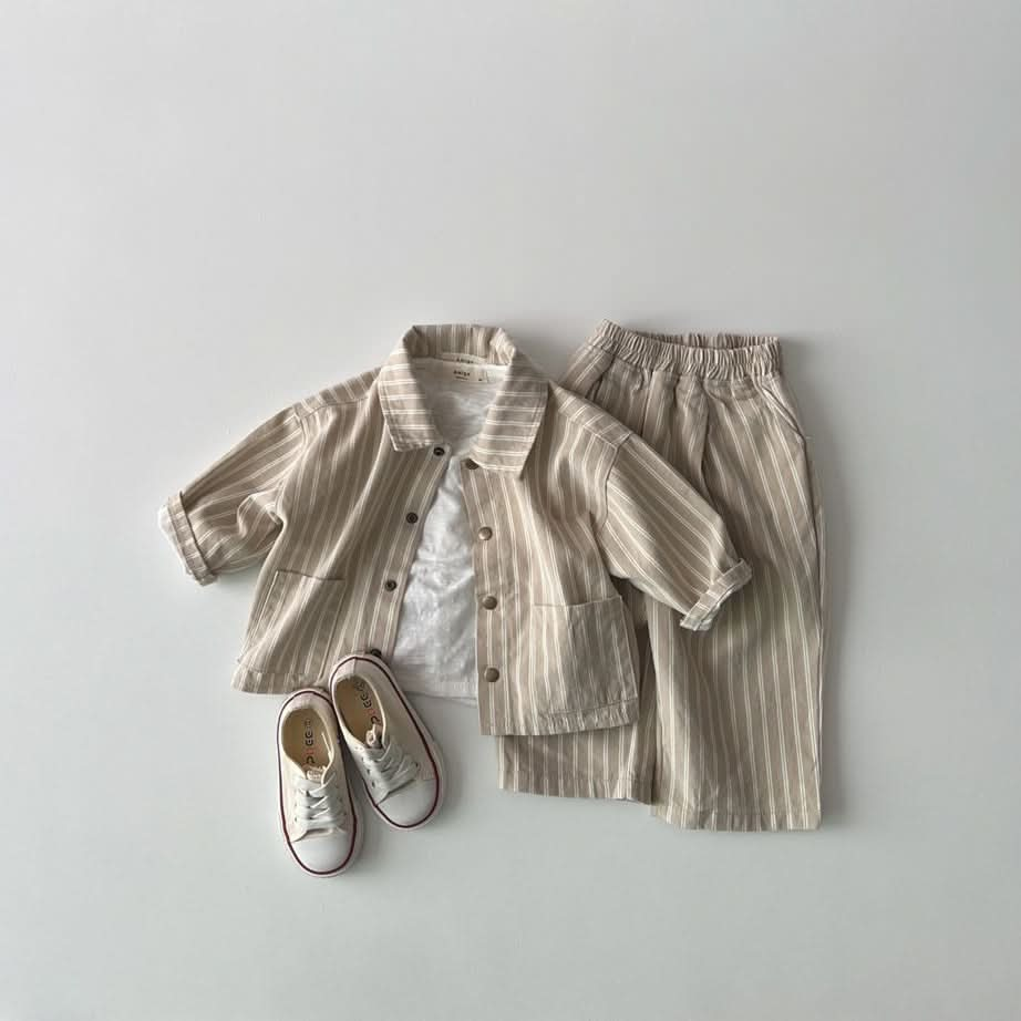 Toddler S25 Stripe Pull On Pants (1-6y) - 2 Colors - AT NOON STORE