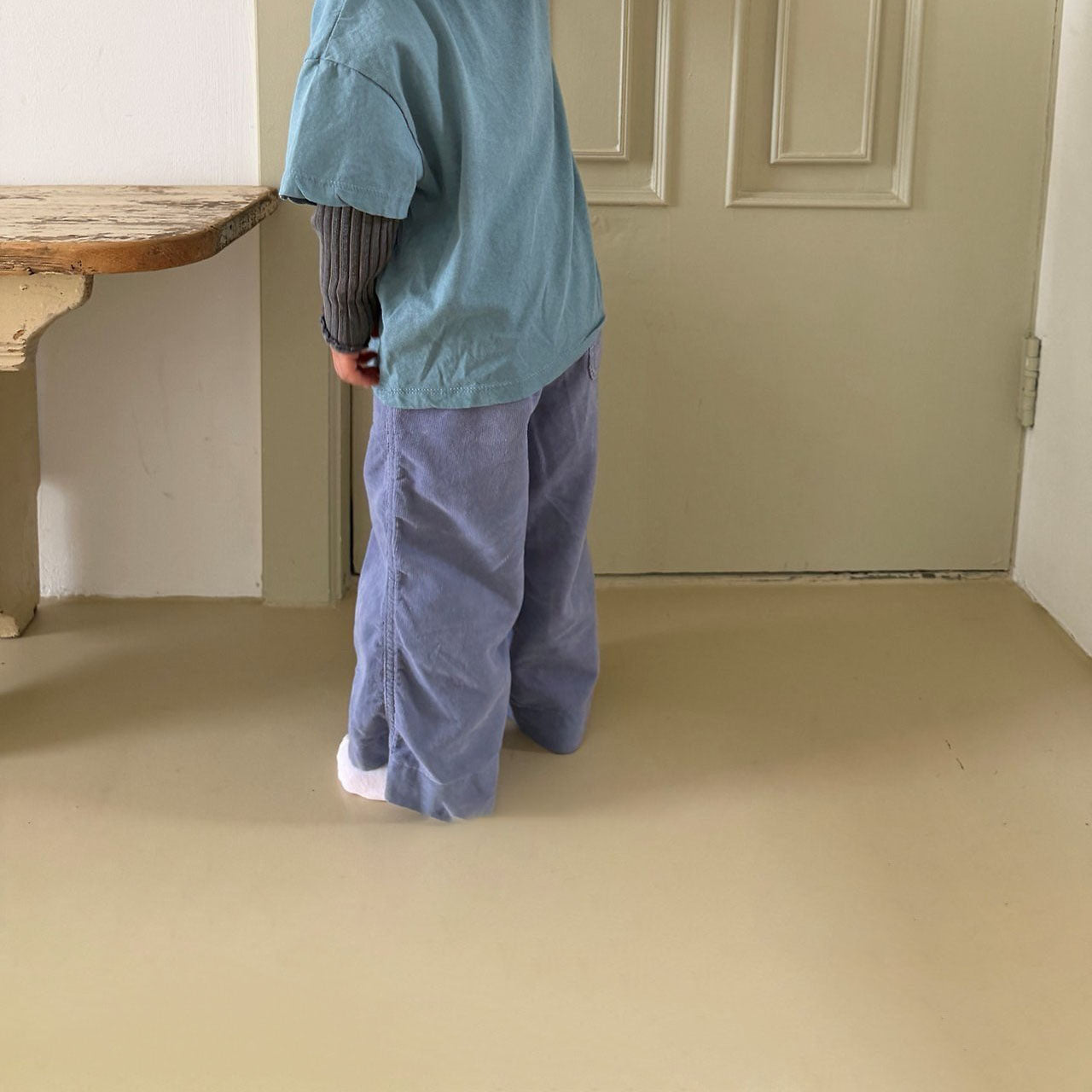 Kids F26 Patch Pocket Corduroy Pull-On Pants (2-8y) - 2 Colors
