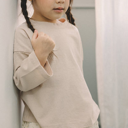 Toddler Mel SP26 Relaxed Fit Long Sleeve Tee (1-8y) - 6 Colors - AT NOON STORE