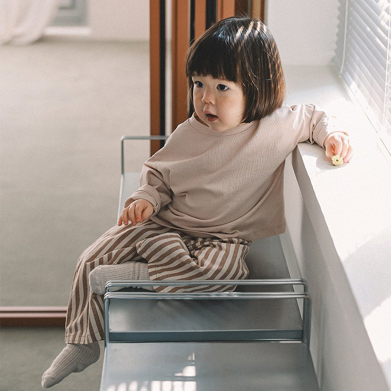 Toddler Mel SP26 Stripe Wide Pull-On Pants (1-8y) - 2 Colors - AT NOON STORE