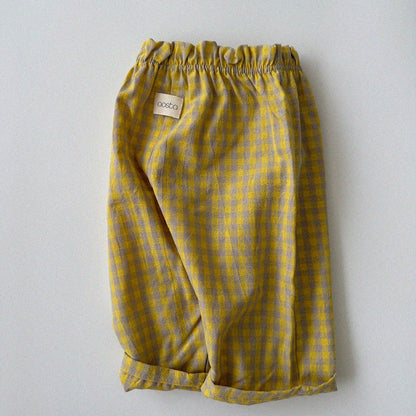 Baby/Toddler Aosta F26 Gingham Pull-on Pants (3m-5y) - 4 Colors