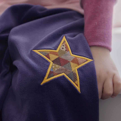 Toddler W26 Star Embroidery Velour Jogger Pants  (2-6y) - 2 Colors
