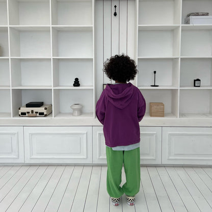 Kids SP26 Stitch Detail Jogger Pants (2-7y) - 2 Colors - AT NOON STORE