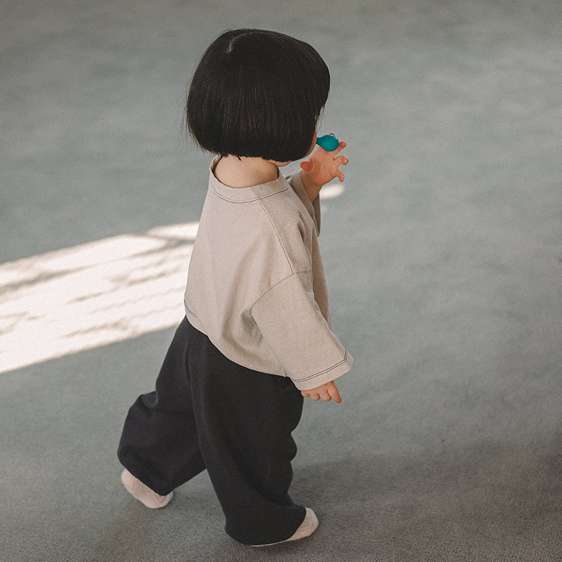 Toddler Mel SP26 Relaxed Fit Bracelet-Sleeve Tee (1-8y) - 4 Colors - AT NOON STORE