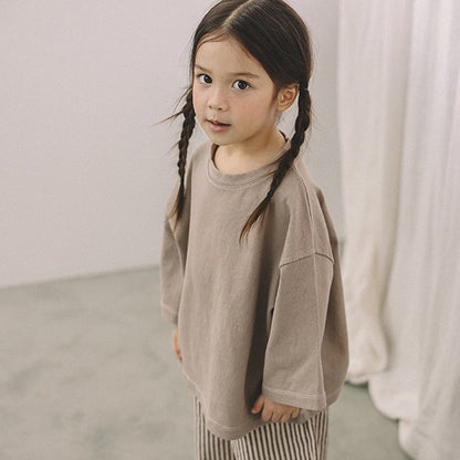 Toddler Mel SP26 Relaxed Fit Bracelet-Sleeve Tee (1-8y) - 4 Colors - AT NOON STORE