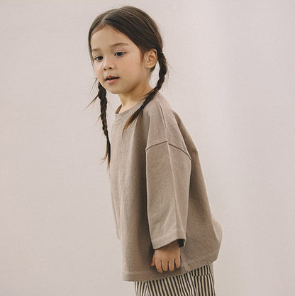 Toddler Mel SP26 Relaxed Fit Bracelet-Sleeve Tee (1-8y) - 4 Colors - AT NOON STORE