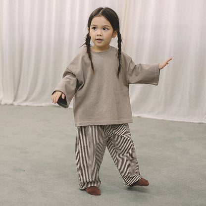 Toddler Mel SP26 Relaxed Fit Bracelet-Sleeve Tee (1-8y) - 4 Colors - AT NOON STORE