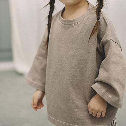 Toddler Mel SP26 Relaxed Fit Bracelet-Sleeve Tee (1-8y) - 4 Colors - AT NOON STORE