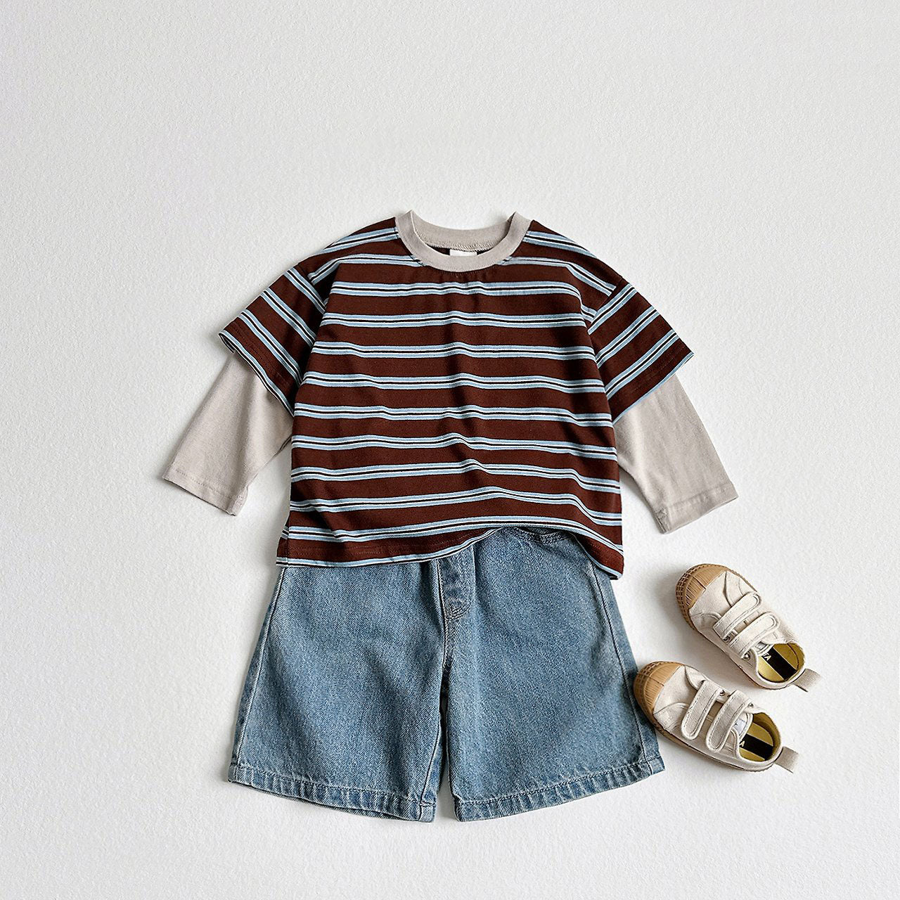 Toddler F26 Bermuda Denim Shorts (2-9y) - 2 Colors