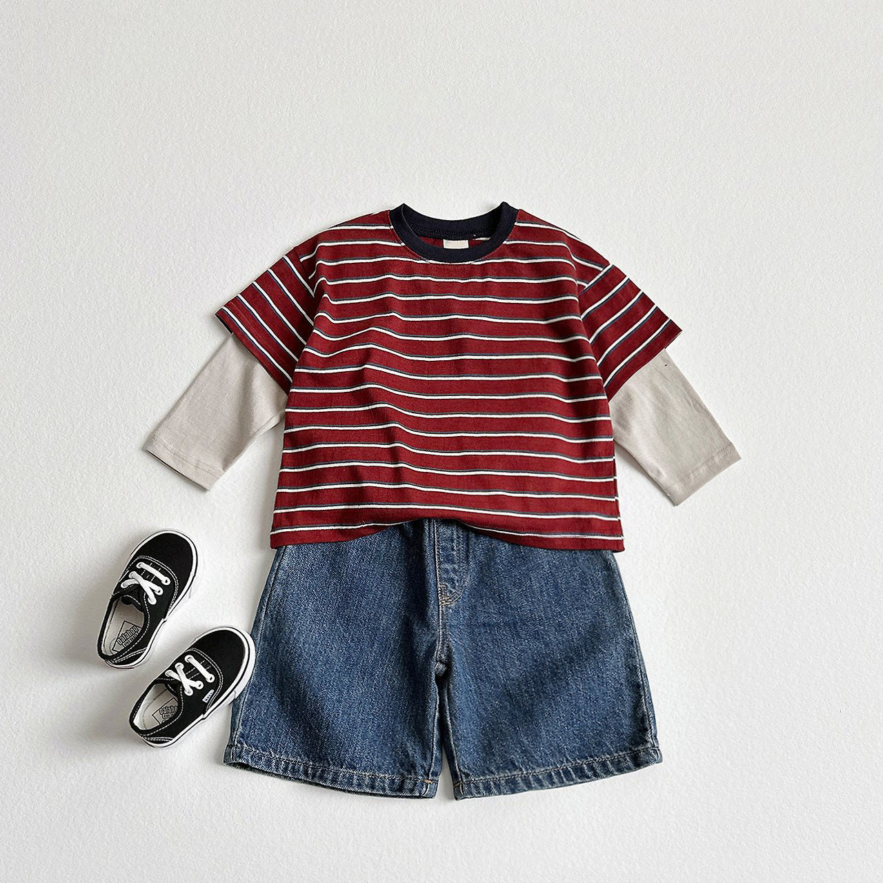 Toddler F26 Bermuda Denim Shorts (2-9y) - 2 Colors