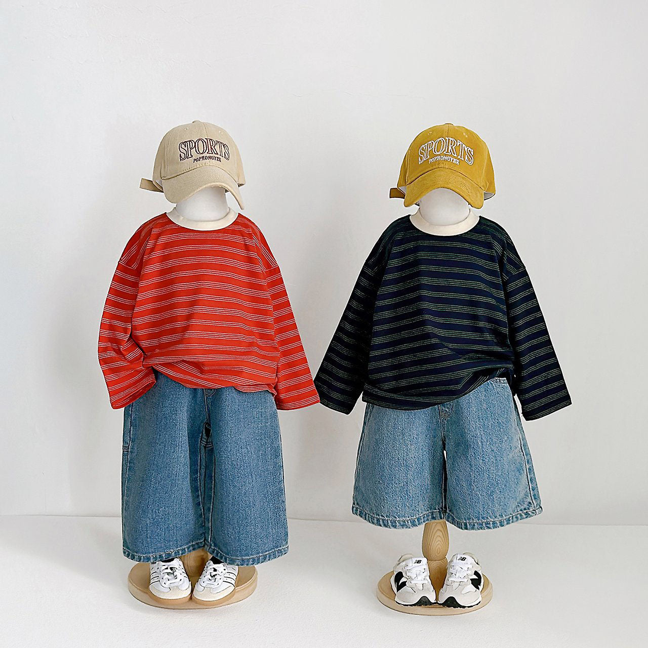 Toddler F26 Stitch Detail Denim Pants (2-9y) - 2 Colors