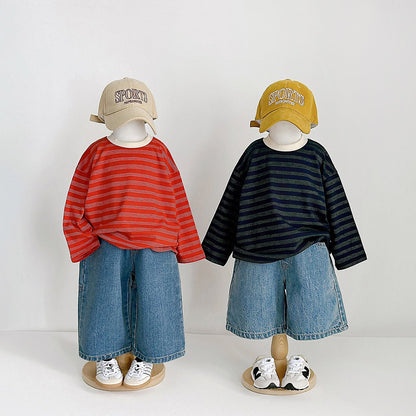 Toddler F26 Stitch Detail Denim Pants (2-9y) - 2 Colors