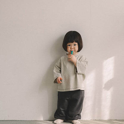 Toddler Mel SP26 Relaxed Fit Bracelet-Sleeve Tee (1-8y) - 4 Colors - AT NOON STORE