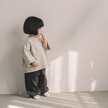 Toddler Mel SP26 Relaxed Fit Bracelet-Sleeve Tee (1-8y) - 4 Colors - AT NOON STORE