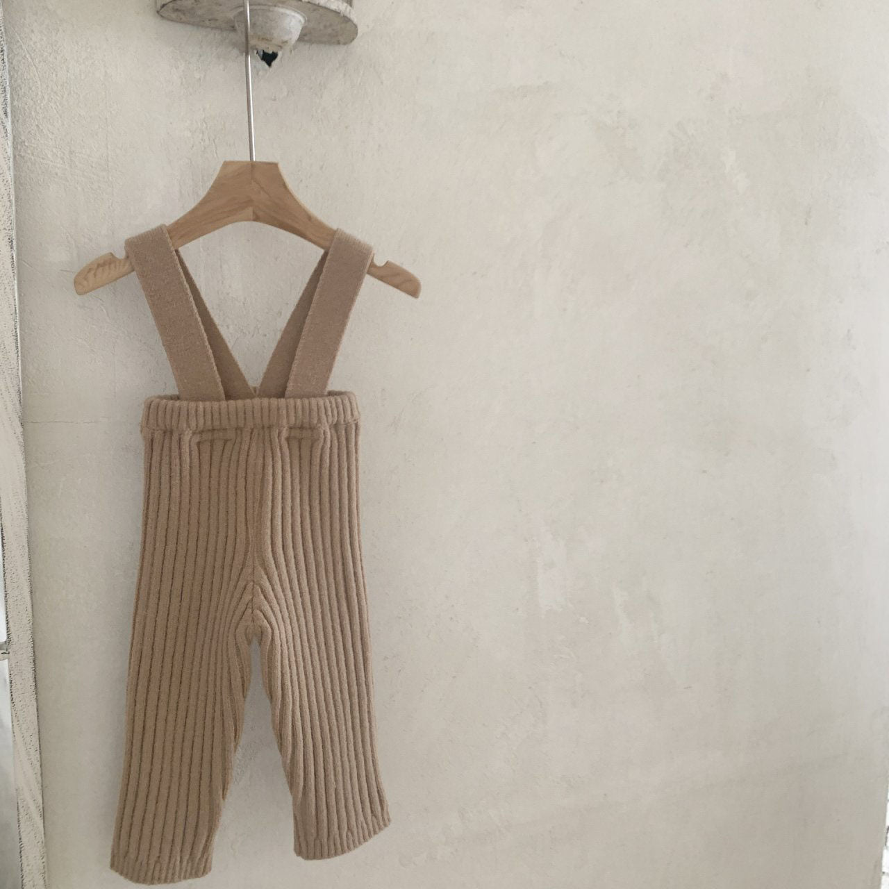 Baby Rib-Knit Suspender Pants (8-24m) - 3colors - AT NOON STORE