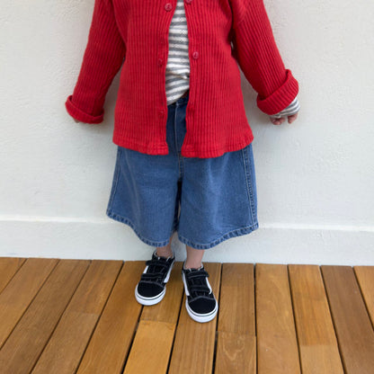 Toddler F26 Bermuda Denim Shorts (3-10y) - Blue