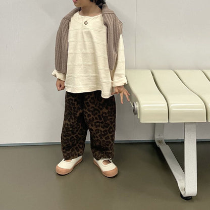 Toddler F25 Leopard Corduroy Pull-on Pants  (1-7y) - 2 Colors - AT NOON STORE