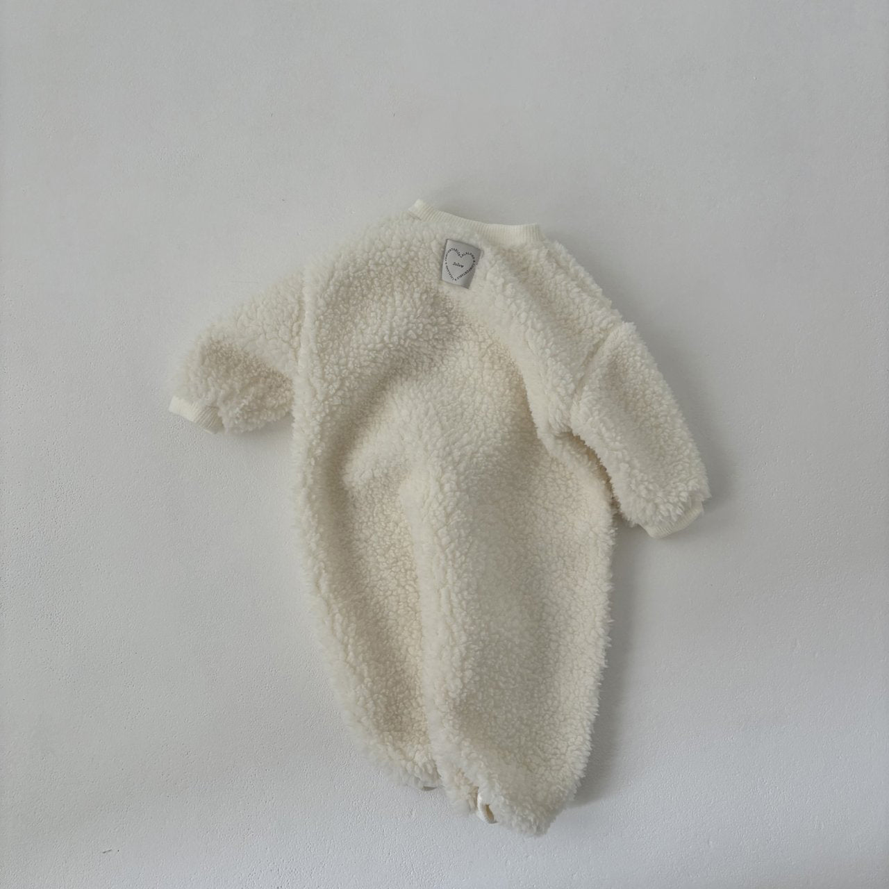 Baby Land W25 Sherpa Zip-Up Jumpsuit (4-18m) - 2 Colors