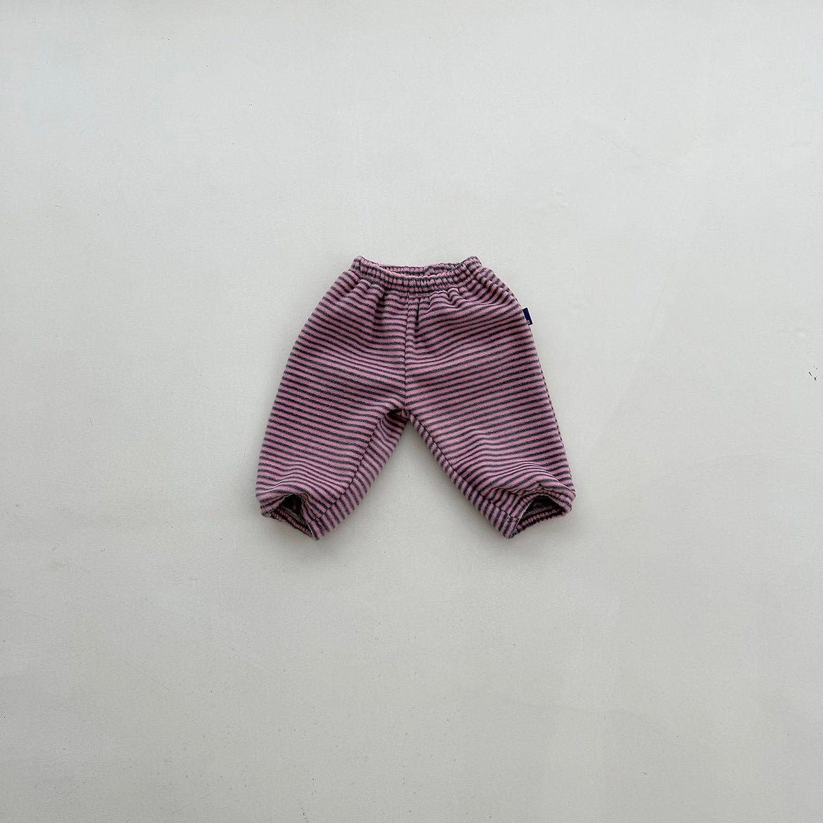 Baby Toddler FW26 Fleece Stripe Jogger Pants (4m-6y) - 2 Colors