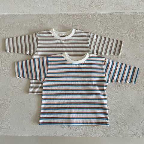 Kids Lala Long Sleeve Stripe Top (1-6y) - 2 Colors