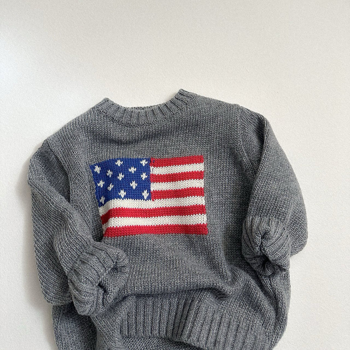 Toddler FW26 American Flag Sweater (10m-4y) - 3 Colors