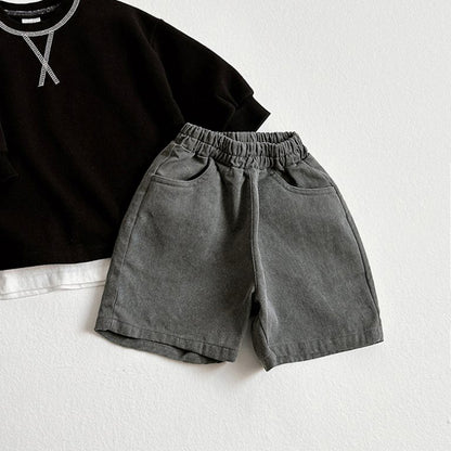 Toddler SP26 Pigment Dyed Shorts (1-6y) - 4 Colors - AT NOON STORE